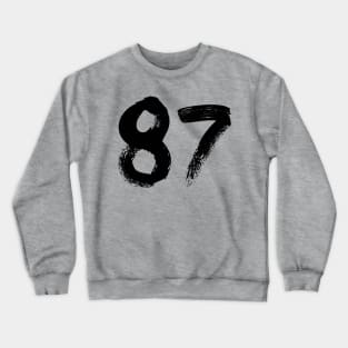 Number 87 Crewneck Sweatshirt